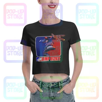 Uvel Bizkit Logotip Ženske Obreži Zgoraj T-shirt Tee Novo Bombaž Hipster Udobna Ženska Majica