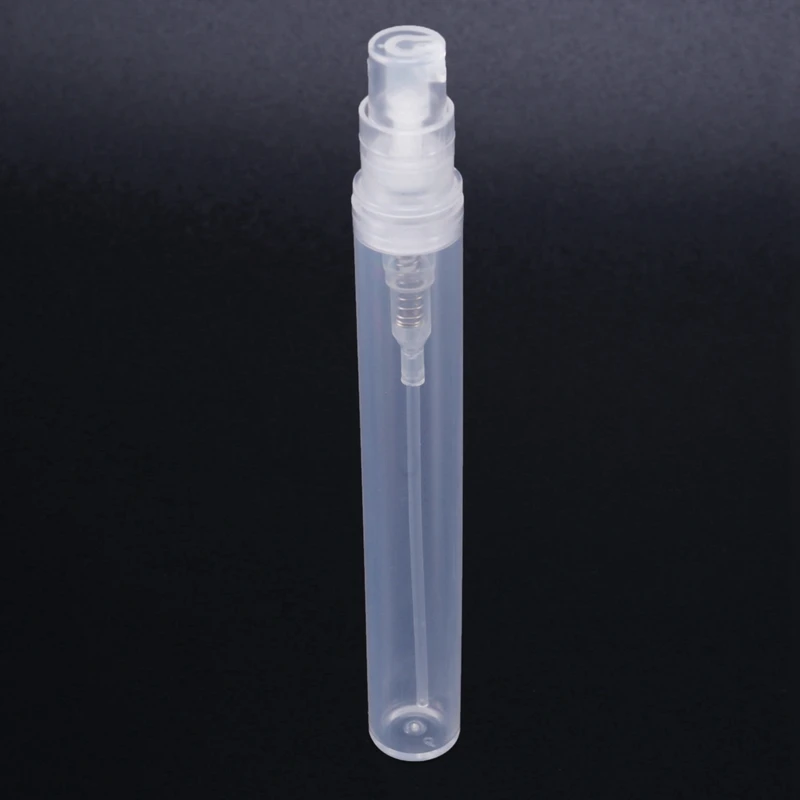 100X 5Ml Prazno Prozorno Plastično Spray Steklenico Ličila tkalnico ponovno napolniti Steklenico