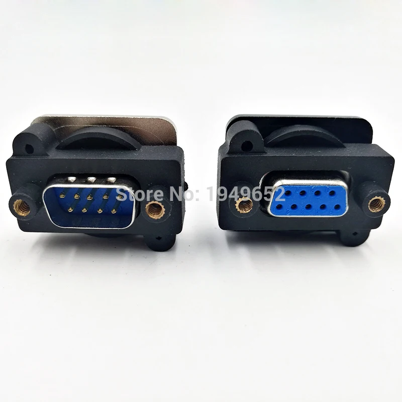 10pcs DB9 kabla priključek priključite VGA Priključite Plošča vgradna D tip priključek 9pin vrata vtičnico ženski Moški adapter DP9