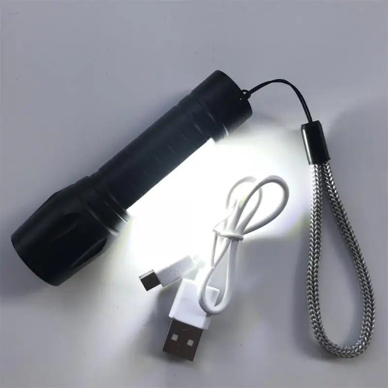 1PCS Visoko zmogljiva Akumulatorska LED Svetilka Mini Zoom Prostem Kampiranje Močna Svetilka Luč Nepremočljiva Taktično Svetilko