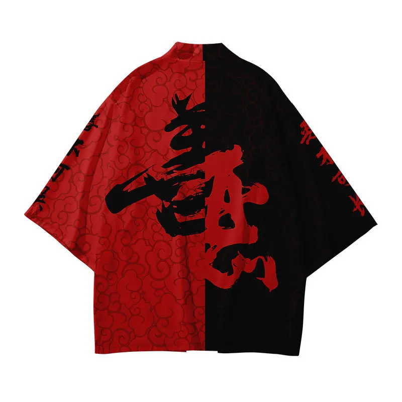 2023 Harajuku Haori Poletje Kimono Ulične Kitajski Stil Modni Samurai Cosplay Kostum Japonski Moški Kimono Yukata Ženske