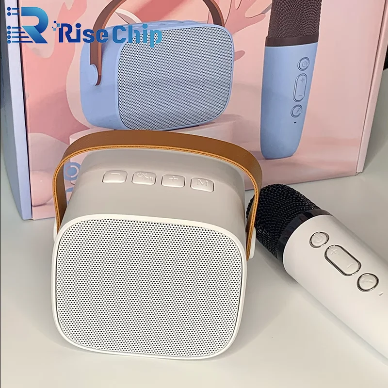 2023 Nove Vroče Bluetooth Zvočnik Portable Home Srčkan Karaoke Mini Brezžični Zvok z Mikrofonom K Pesem Družinsko Petje Stroj