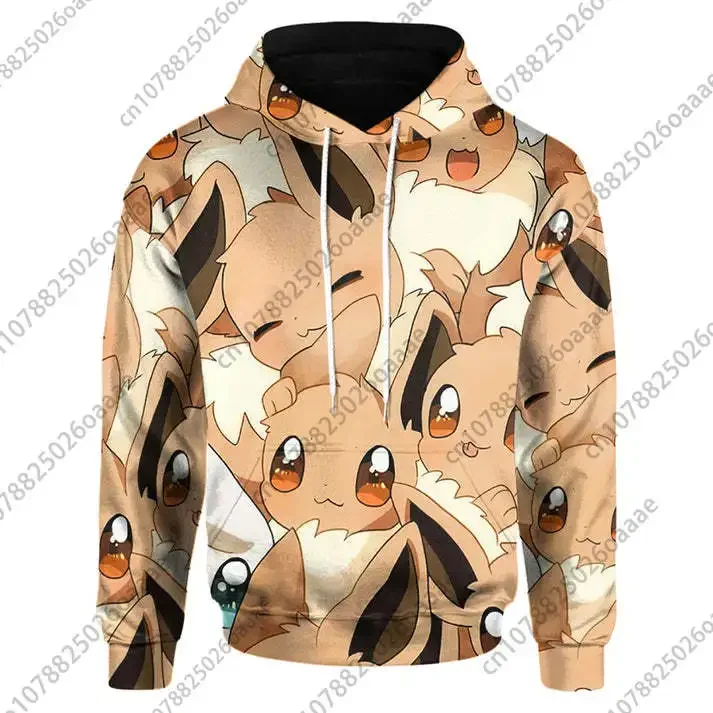 2024 Novo Pokemon Bulbasaur Gengar pulover s kapuco za Moške in Ženske, Modni Šport 3D Hoodie PKM po Meri Pokemon Otrok Y2K Hoodie