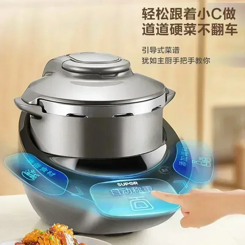 220VCooker Robot Samodejno Vok Hrane, Pralni SUPOR Gospodinjstvo, Kuhanje Večnamenski Lonec Električni Tlak Multi-funkcijo Kuhinja