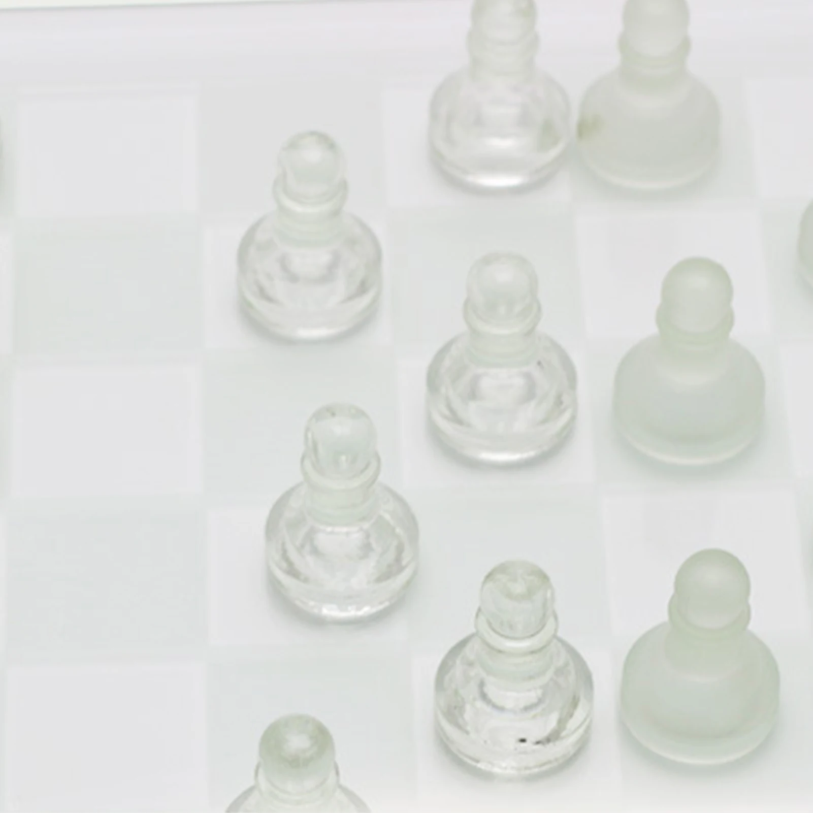 25x25cm Mat prozorno Umetno Kristalno Internationalser Šah z Checker Krovu