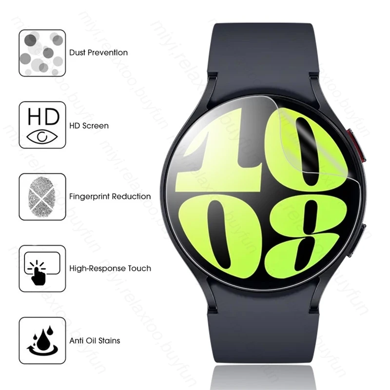 3-12PCS 9D Mehko Hydrogel Filmov Za Samsung Galaxy Watch 6 40 MM 44 Watch6 Klasičnih 43MM 47MM Zaslon Patron, Ne Kaljeno Steklo