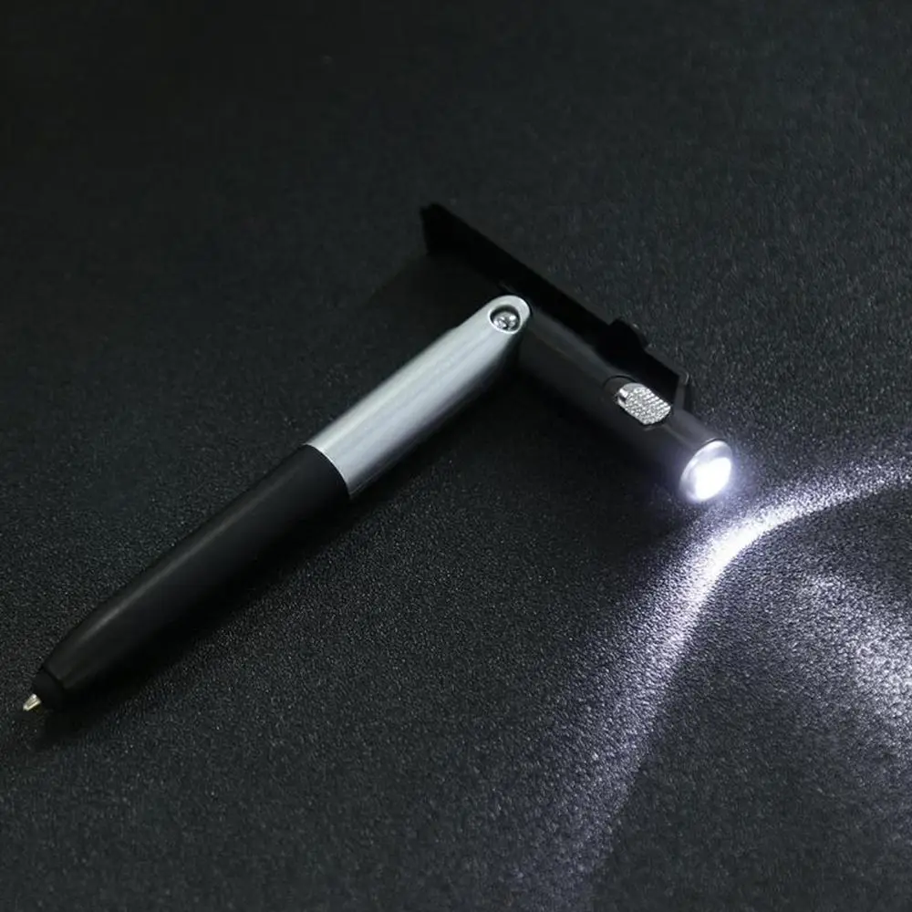 4-v-1 Zložljiva Kemični Svinčnik Zaslonu Pisalo, Touch Pen mini Univerzalno Kapacitivni Pero z LED Za mobilni telefon, Tablični računalnik
