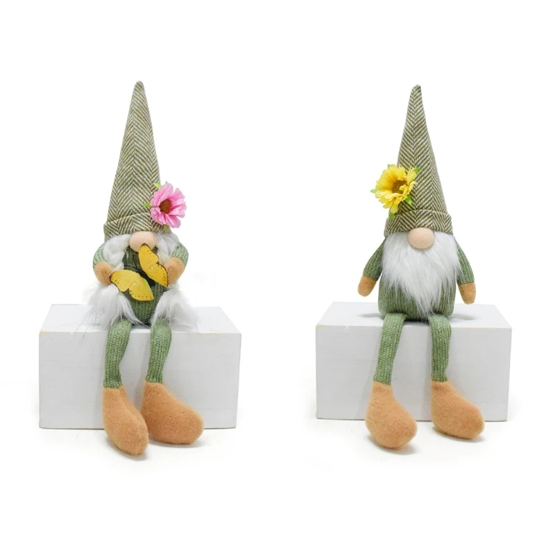 67JB Pomladni Cvet, Metulj Gnome Figur Dekorativni Lutke Ornament Stranka Dobave