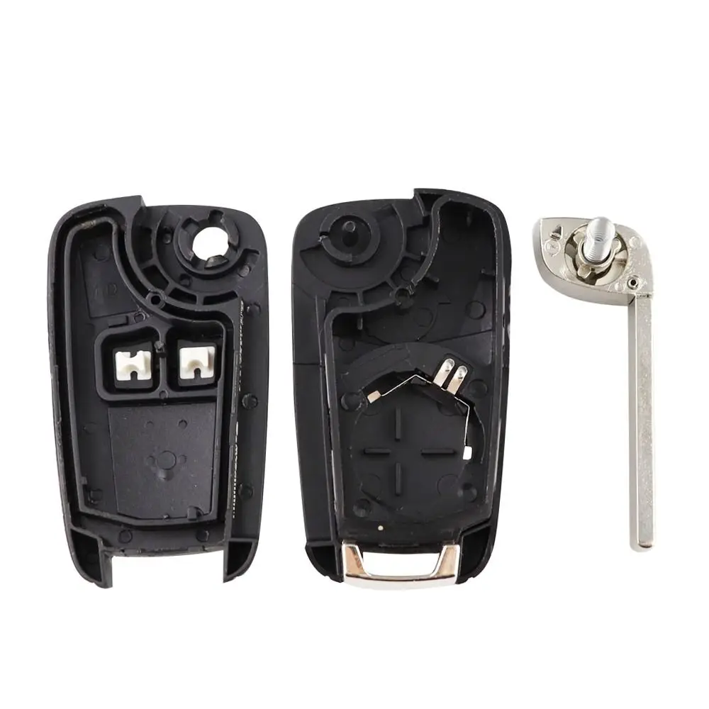 ABS Zložljiv Ključ Primeru, dodatna Oprema Lahka Teža 2/3/4/5 Gumbov Tipka Lupini Primeru Zamenjave Daljinsko Ključno Polje za Buick/Opel Avto