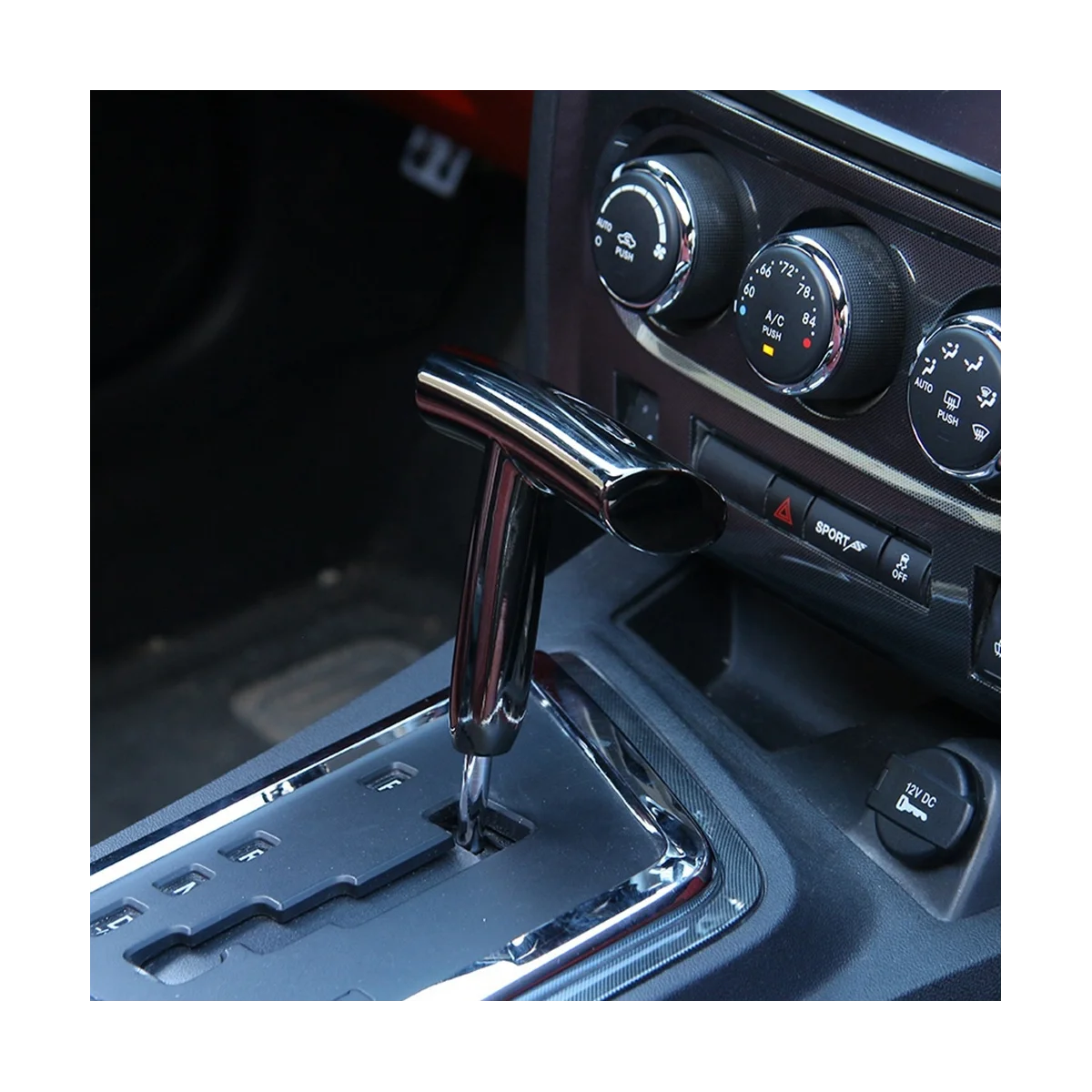 Aluminij Zlitine T-Ročaj Menjalnika prestavna Ročica Prestavna Ročica za Dodge Charger Challenger Kompas Črna