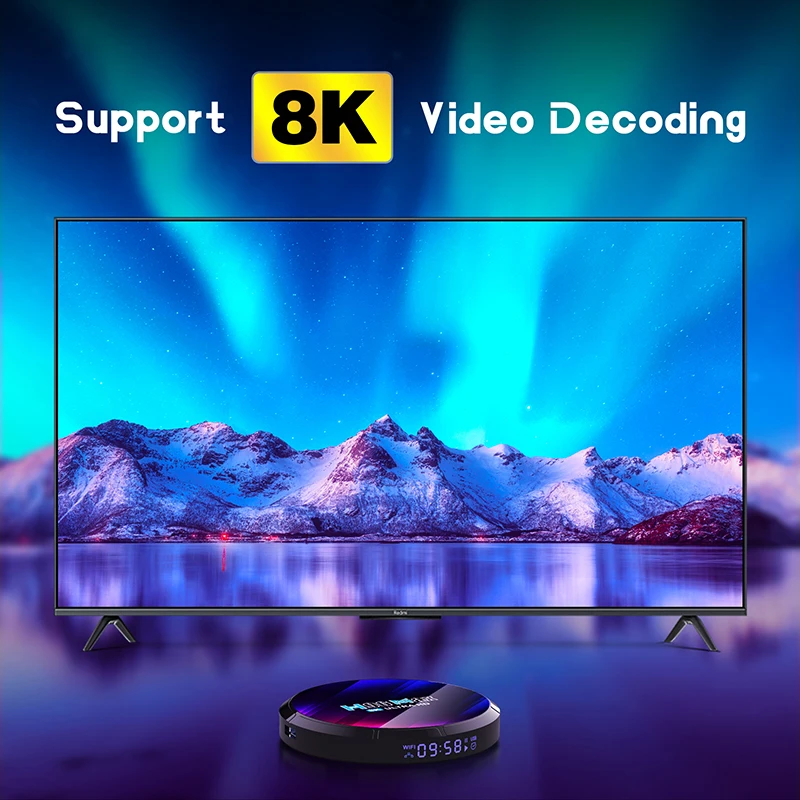 Android 13 H96 MAX RK3528 Smart TV Box Rockchip 3528 Quad Core Podporo 8K Video Dekodiranje Wifi6 BT5.0 Media Player Set Top Box