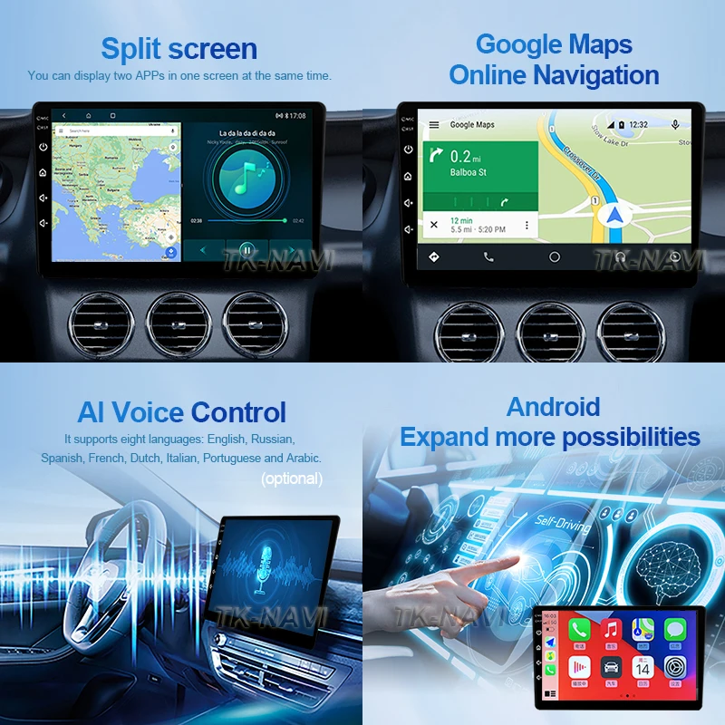 Android 13 Navigacija GPS Avto Multimedijski Predvajalnik Za Suzuki Alivio Ciaz 2014 - 2019 Stereo zvokom v Video Carplay Auto 360 Fotoaparat QLED BT