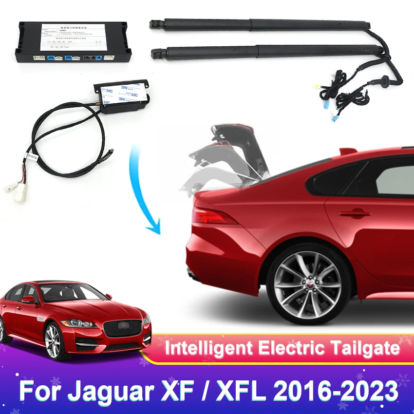 Avto Električna vrata prtljažnika Samodejni nadzor Trunk pogon Avto dvigalo Zadnja vrata power kit Za Jaguar XF XFL 2016-2023,Električni Prtljažnik