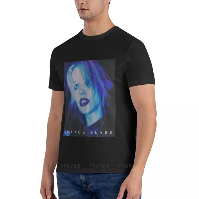 blagovno znamko t-shirt mens vrhovi Alice Glass Aktivna Majica s kratkimi rokavi Moški t-majice znoj majice, smešne majice za moške, majica s kratkimi rokavi moški