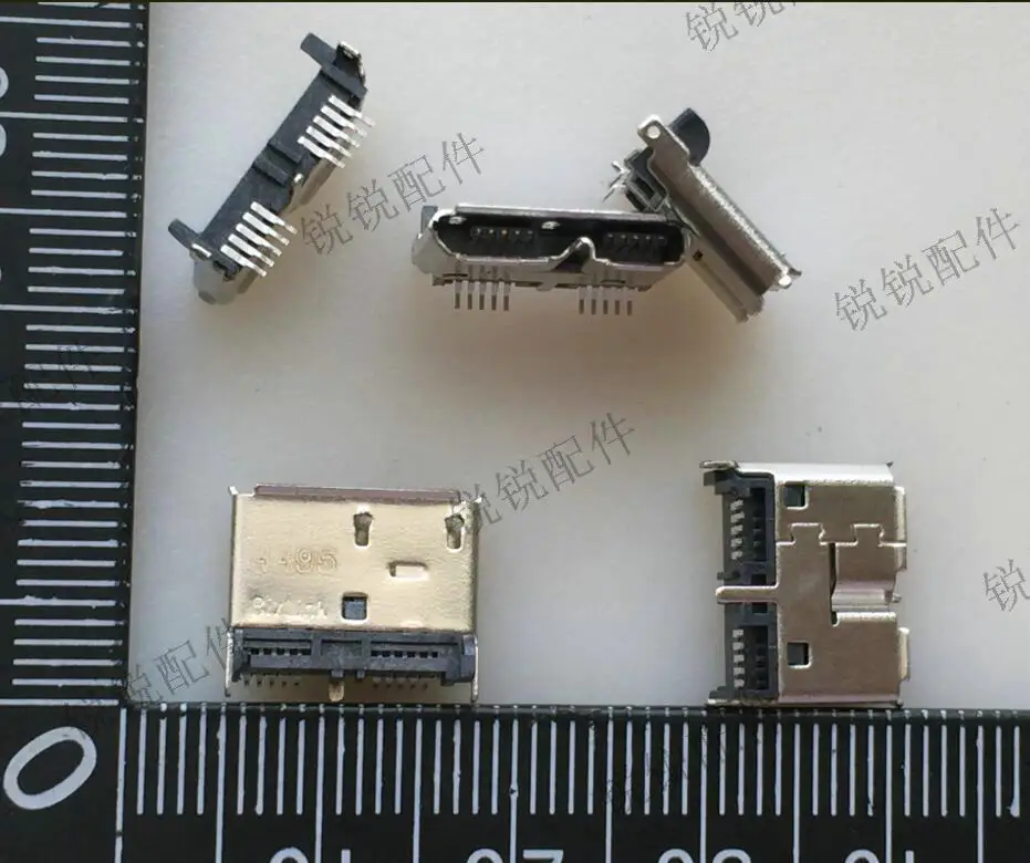 Brezplačna dostava Za vertikalni priključek MIKRO USB 3.0 ženski 10P navpično palico višina USB 3.0 prenosni trdi disk za stojalo