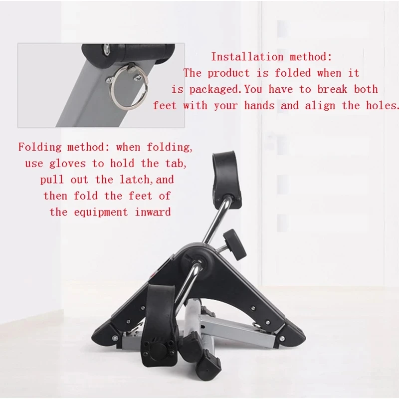 Doma Mini Fitness Kolo LCD-Zaslon Notranji Kolesarski Koračnih Mini Kolesa Uresničevanje Kolo noge Trener Vadbe v Telovadnici Stroj