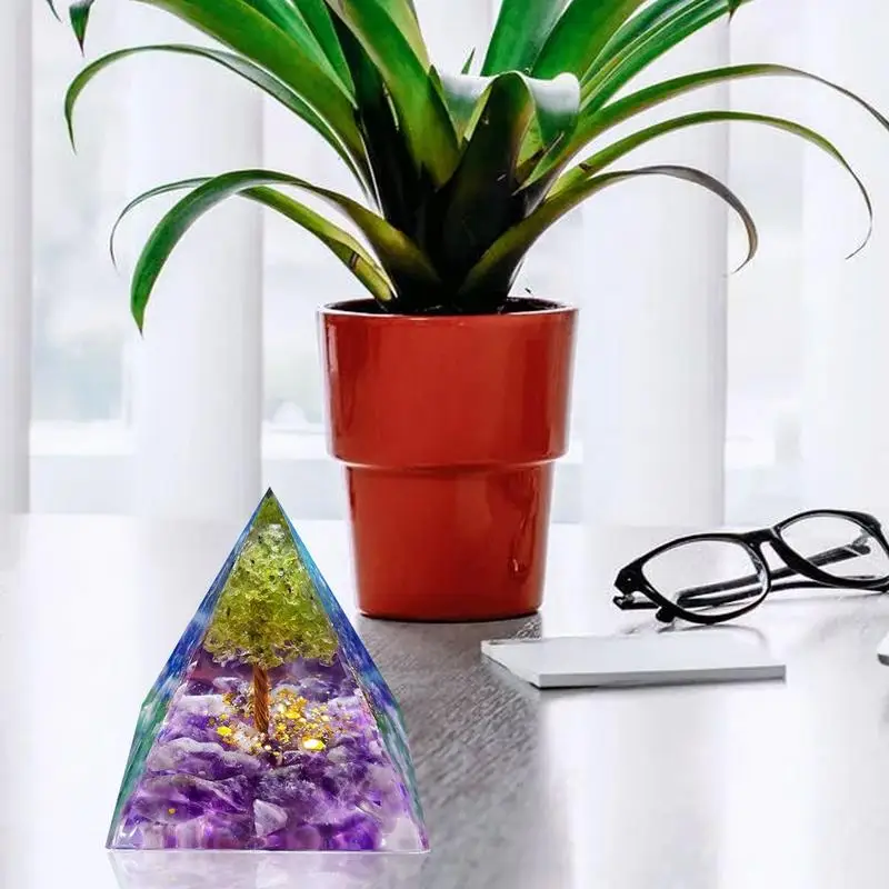 Drevo Življenja Piramida Energije Piramida Generator Za Zaščito Izravnave Za Zaščito Meditacija Home Office Dekor