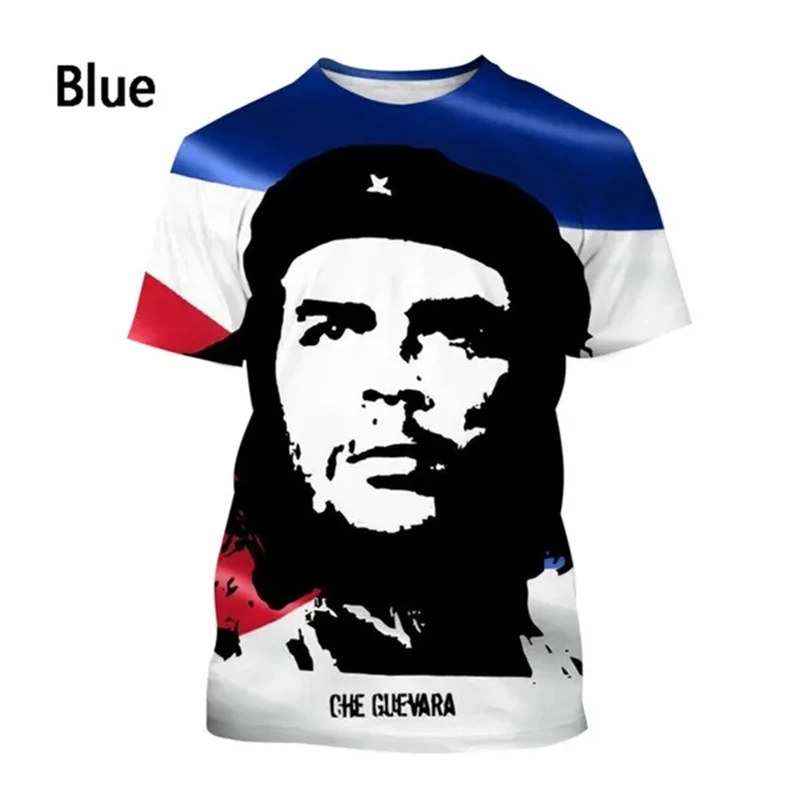 Ernesto Guevara Spomenikov T-shirt Letnik 3D El Che, Natisnjeni T Srajce Za Moške Oblačila Moda Vrhovi Tee Ulične Tshirt