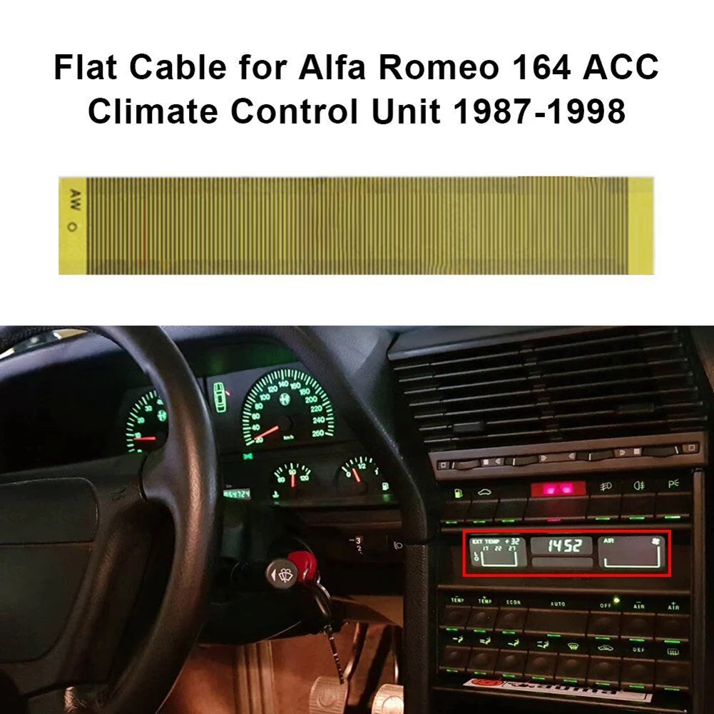 Flat Kabel Za Romeo 164 ACC Nadzor Podnebnih Enota-1987-1998 9140010032 LCD-Zaslon Ploski Kabel, Ravno LCD Spojnik.