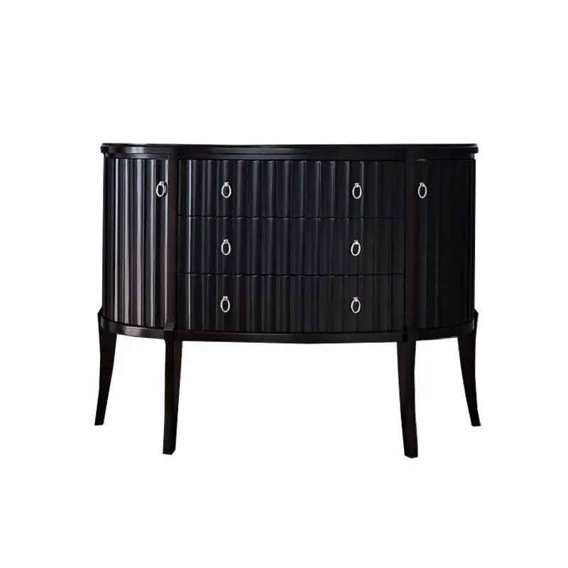 Francoski masivnega lesa foyer kabinet, trem kabinet, Ameriški črne barve dekorativni kabinet, postmoderni spalnica vedro kabinet, čevelj