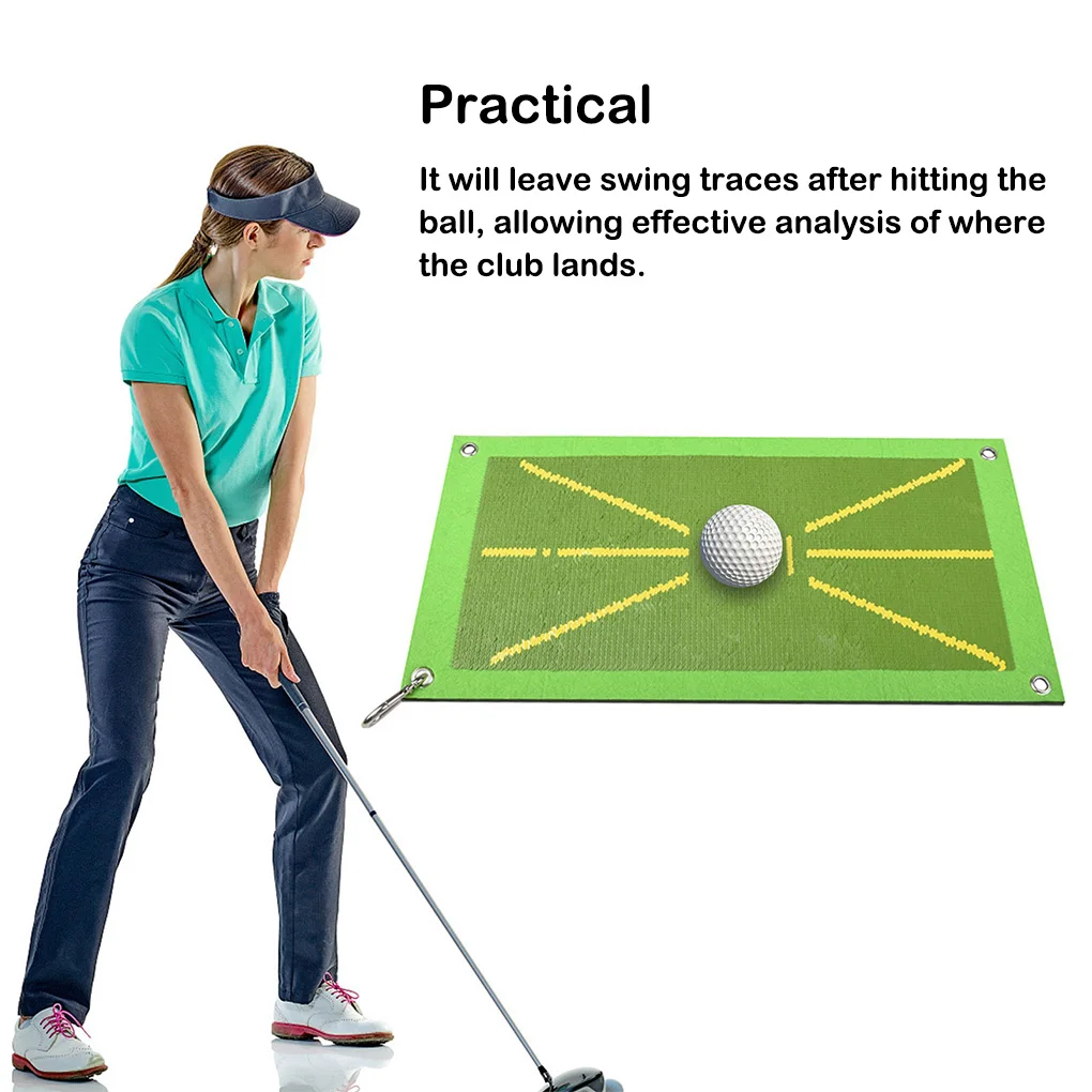 Golf Usposabljanje Mat Swing Odkrivanje Sledov Poti Smer Praksi Pot Analiza Blazine Directional Blazine Mat