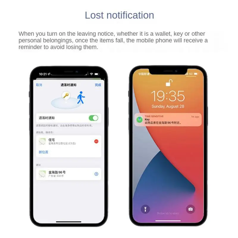 Itag Našli Moje Lokator Mini Bluetooth Anti-izguba Naprave IOS Denarnice Lokator Prtljage Anti-izguba Avto Keychain Findmy Anti-izguba Tracker