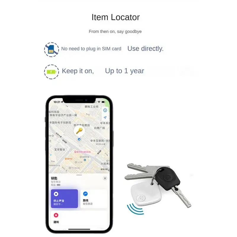 Itag Našli Moje Lokator Mini Bluetooth Anti-izguba Naprave IOS Denarnice Lokator Prtljage Anti-izguba Avto Keychain Findmy Anti-izguba Tracker