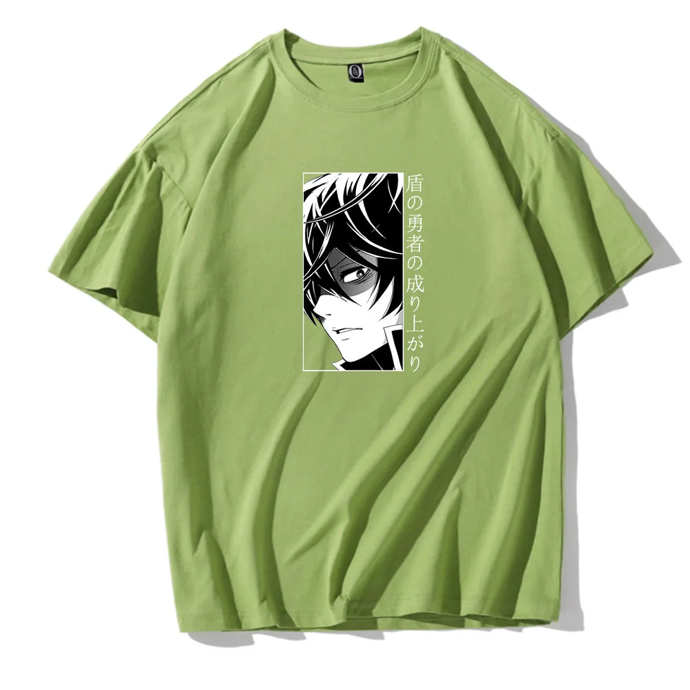 Japonski Anime Naraščajoče Ščit Junak Poletje T-Shirt