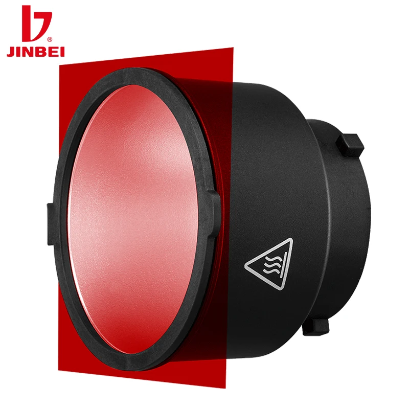 JINBEI MH Barvni Geli Magnetni Reflektor Studio Flash Svetlobe LED, glavni tehnolog Lučka za Odtenek Fotografska Oprema z Bowens Gori