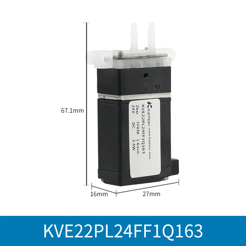 Kamoer Električni Magnetni Valve12V KVEY15 G1/8 Magnetni/Zračni Ventil, Normalno Zaprt Ventil za Vodo baker Stikalo vse Baker Filter