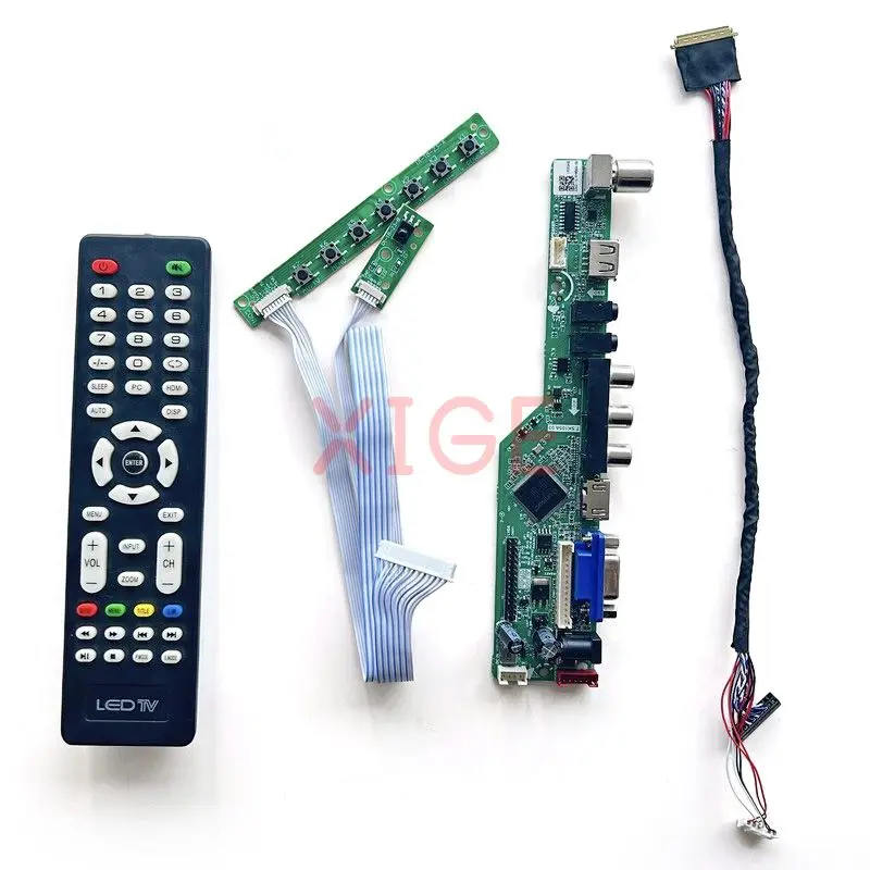 LCD Gonilnik Krmilnika Odbor Fit LP133WD1 LP133WD2 Analogni TV VGA+HDMI+AV+USB Prenosnik Zaslona 1600*900 40 Pin LVDS 13.3
