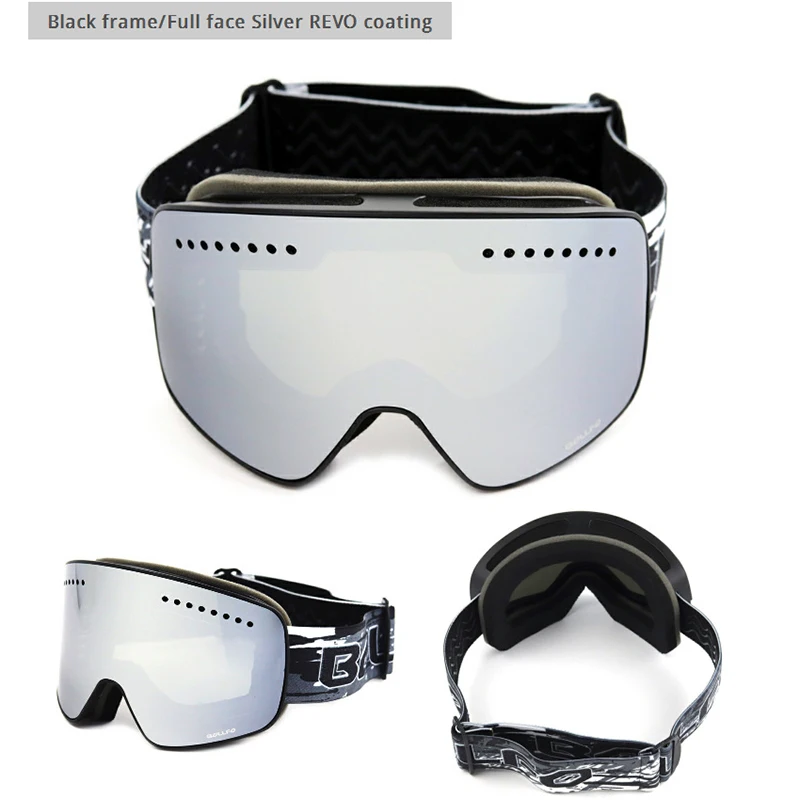 Magnetni Smučarska Očala Dvojno plast Anti-fog Velike Valjaste Smučanje Oprema Očala Kartico Kratkovidnost Stekla Snowboard Oprema