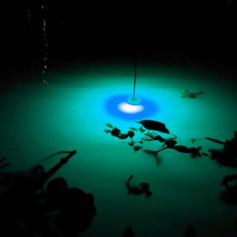 Mini Podvodni Ribolov Atrakcija Lučka Lure Deepwater LED Utripa Ribiška Noč Svetlobe Lignji Vabe Vab Močno Luč