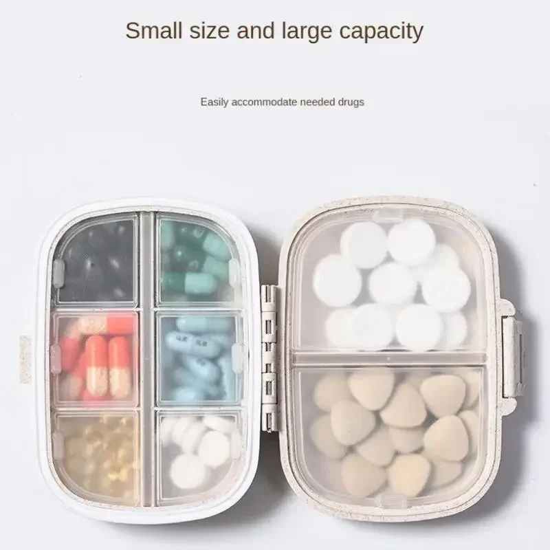 Mini Prenosni Tablete Organizator Primeru 8 Omrežja PillBox Tablet za Shranjevanje Posode Tedensko Medicine Tabletke je Polje Tabletke Primeru Drog Razpršilnik