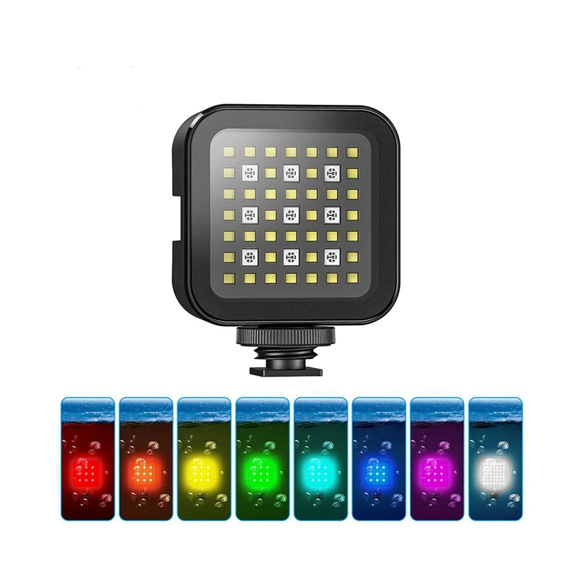 Mini RGB Barvno Fill Light Potapljanje 30 M LED Lepota Prenosni Telefon Živo Razsvetljava Svetloba Fotoaparat Žep Svetlobe,B