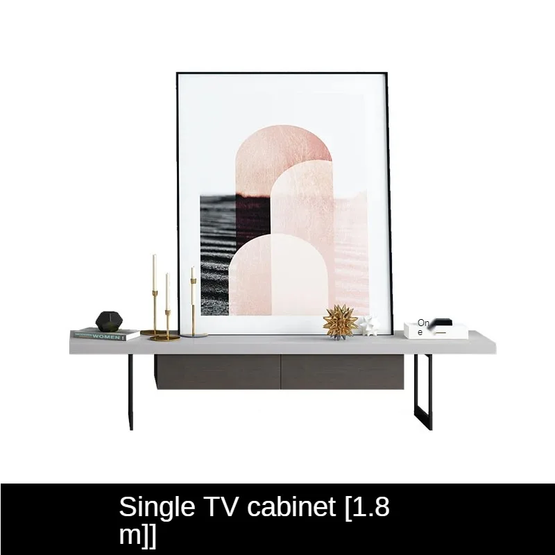 Minimalističen italijanski Zložljive TV Omara Kombinacija Dnevna Soba Velikost Apartma TV Omarico, v Ozadju Stene In Tla, Pohištvo