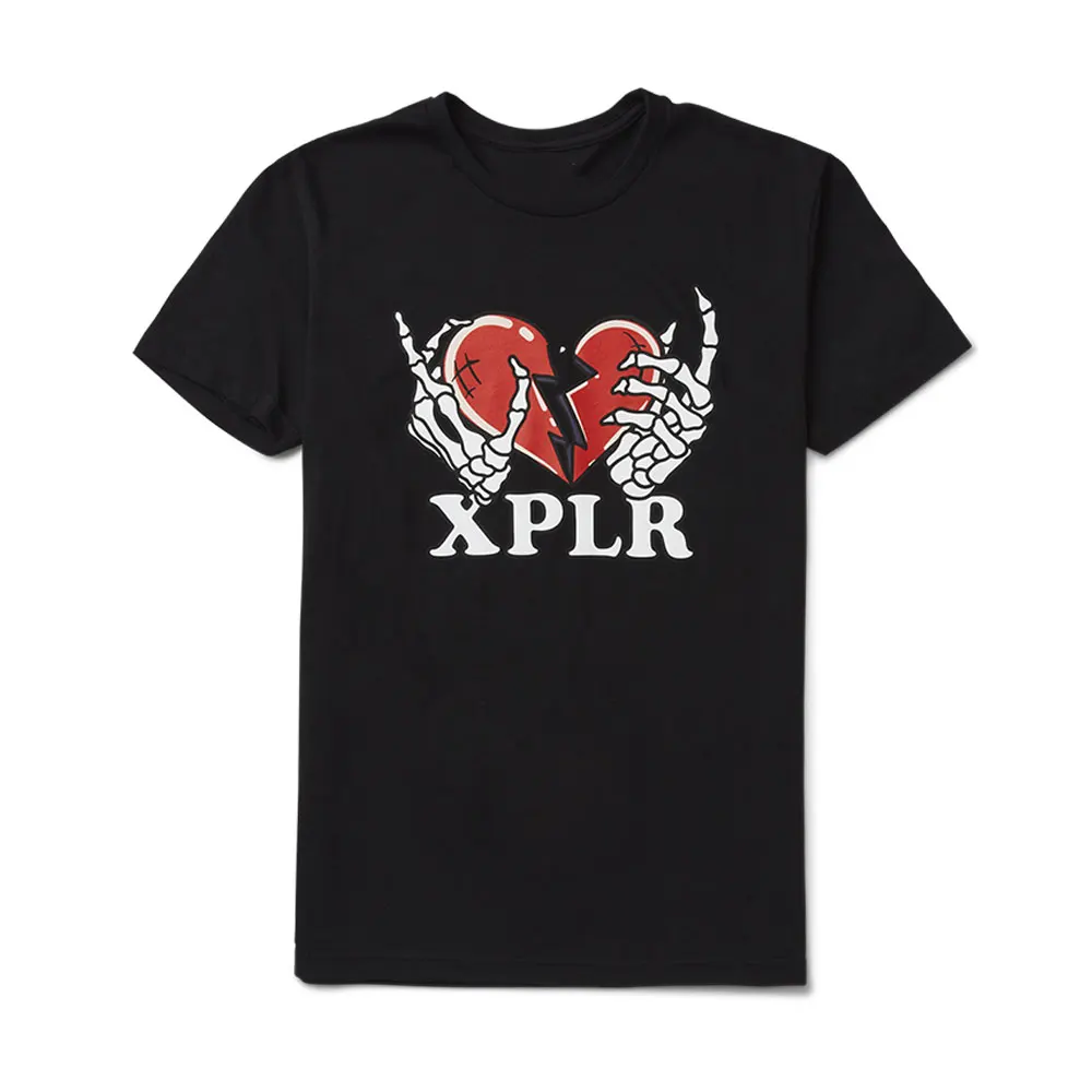 Moda Hip-hop XPLR Heartbreak Sam Colby Merch T-shirt Poletje Moški Ženske Kratek Rokav Ulične Tshirt Priložnostne Svoboden Tee Vrhovi