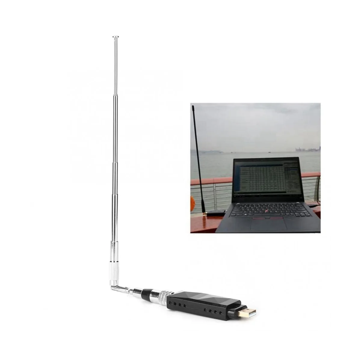 Morski Čoln Dual Channel USB AIS Sprejemnik z USB Izhod, AR-10