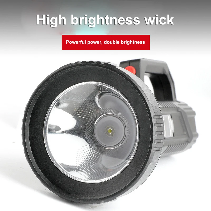 Močna LED Svetilka Prostem Večnamensko Inteligentne Razsvetljave Moč Zaslon Lučka za Prenosni Pozornosti Močno Iskalnim
