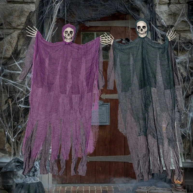 Nova Halloween Lobanje Visi za Vrata in Zaprtih Prostorih, Nastavite Razpoloženje