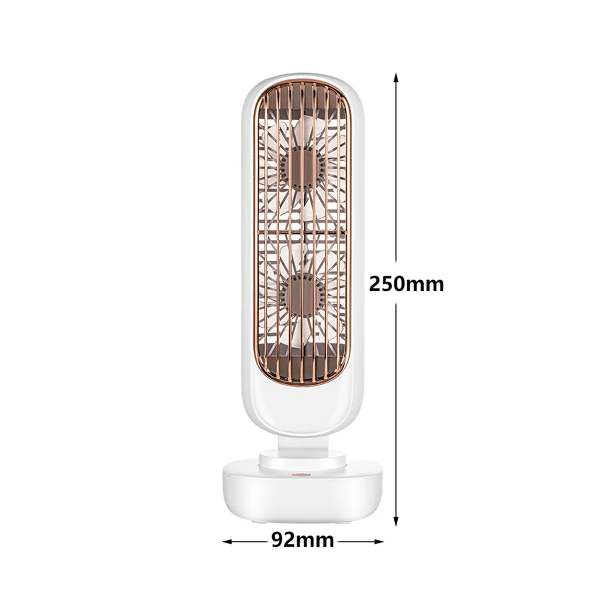 Novo Stojalo Mini USB Ventilator Baterije za ponovno Polnjenje Stolp Namizni Ventilator Tip-C Prenosni Namizni Zračnega Hladilnika za Dom Študija Kampiranje 3