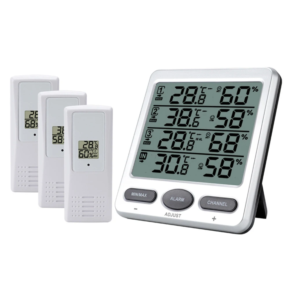 Ohranite Nadzor Vašega Doma\ \ 's Podnebnimi s tem Brezžični Notranji Zunanji Termometer, Higrometer Vremenske Postaje