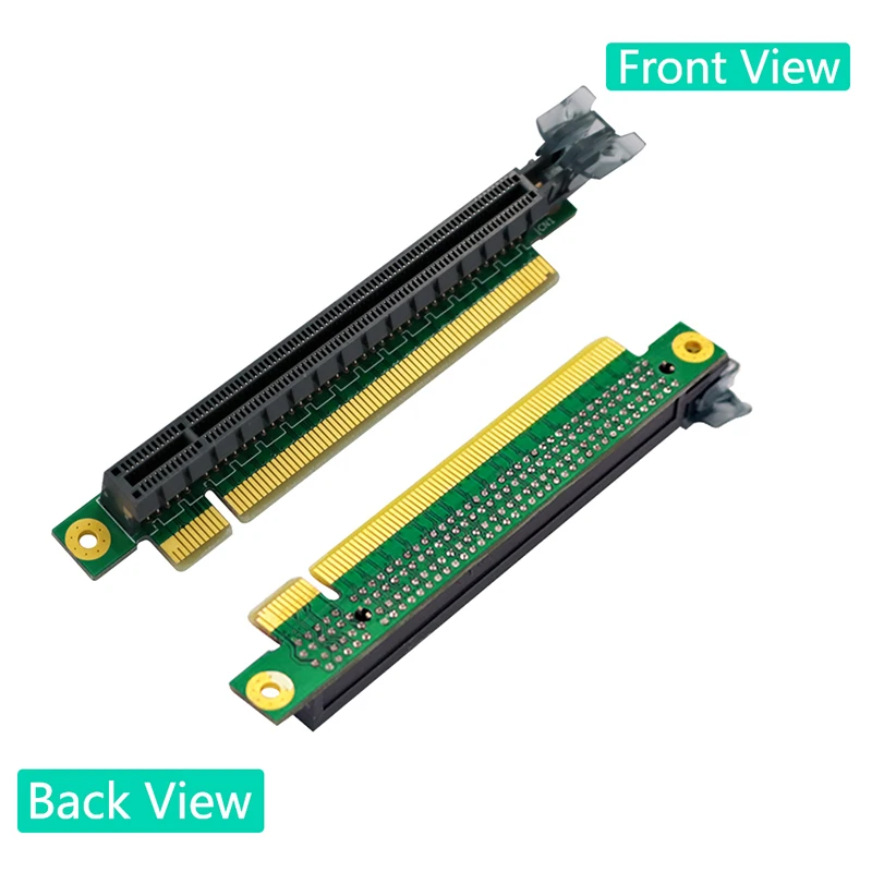 PCIE 16X Riser Card Adapter PCI Express 3.0 PCI-E PCI-E 16X Režo Pretvornik za 90 Stopinj Priključki za 1U 2U Strežnik Primeru Ohišje