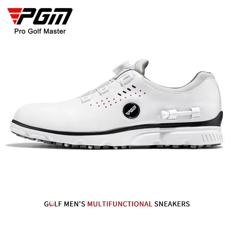 PGM Moški Čevlji za Golf Hitro Vezna Shoelaces Anti-strani Slip Nepremočljiva Športne Moške Čevlje, Superge XZ302