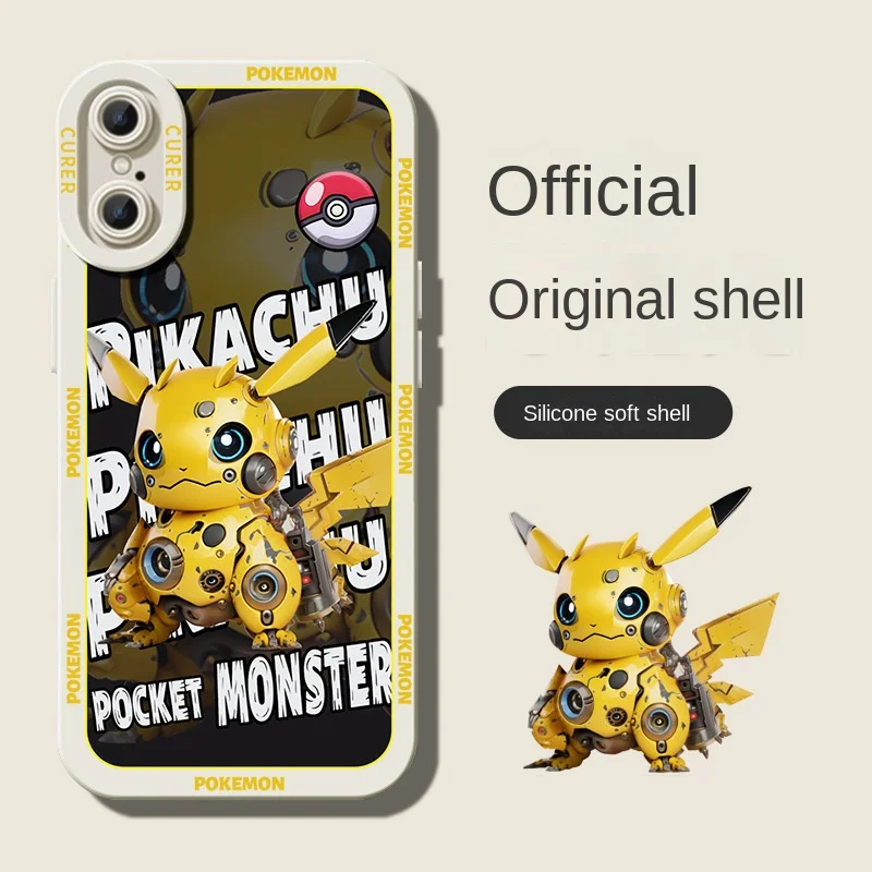 Pokemon Pikachu Moda Objektiv Kamere Protector Case za IPhone 14 13 12 11 Pro Max Moških Polno Kritje za Iphone 14promax Primerih Darila