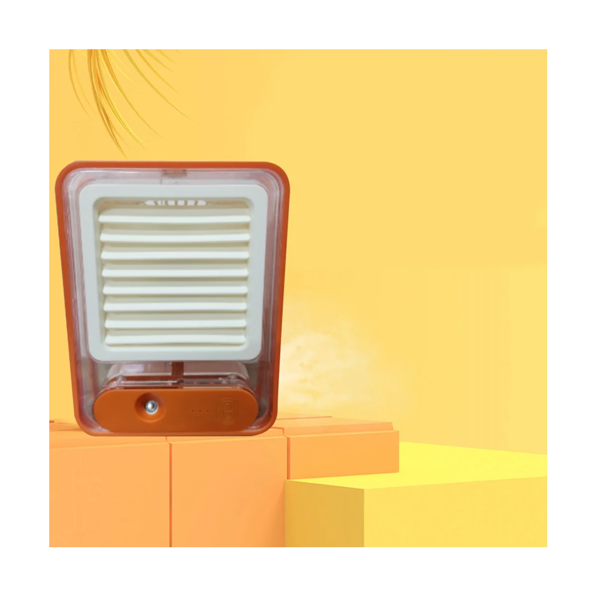 Prenosni Nejasnost Ventilator USB Polnilne Vode, Nejasnost Ventilator s Pisanimi Noč Svetlobe Desk Ventilator za Potovanja Home Office