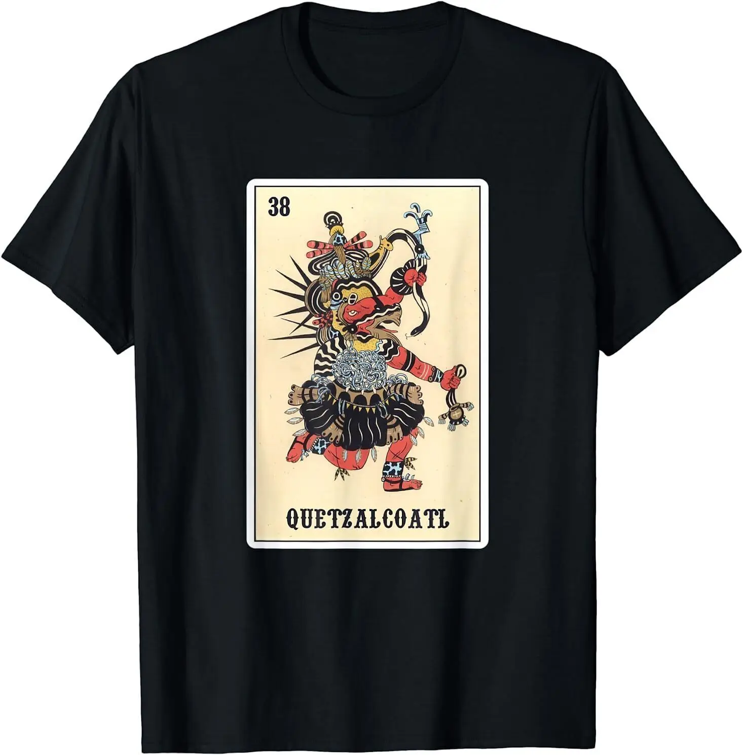 Quetzalcoatl Azteca Bog Civilizacije - Mehika Azteški Bogovi Majica s kratkimi rokavi Velikosti S-5XL