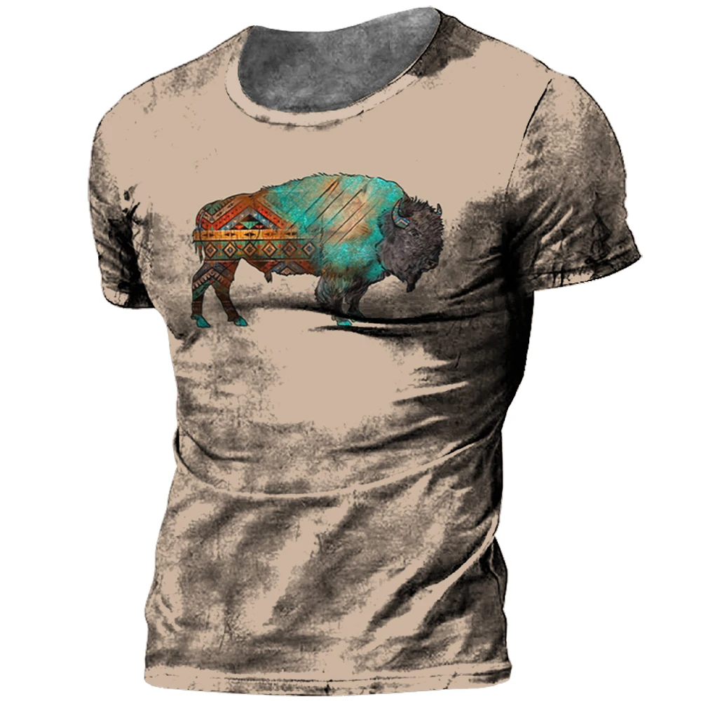 Retro natisnjeni poletje moška kratka sleeved majica s kratkimi rokavi top Harajuku tiskane 3D T-shirt ulica krog vratu T-shirt priložnostne moška oblačila