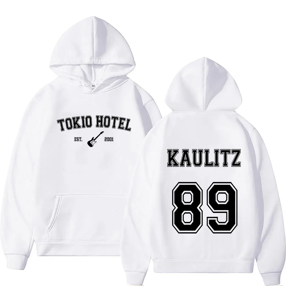 Rock Band Tokio Hotel Kaulitz Hoodie Moški Ženske Fashion Majica Hip Hop Prevelik Hoodies Y2k Punk Ulične Hooded Džemper