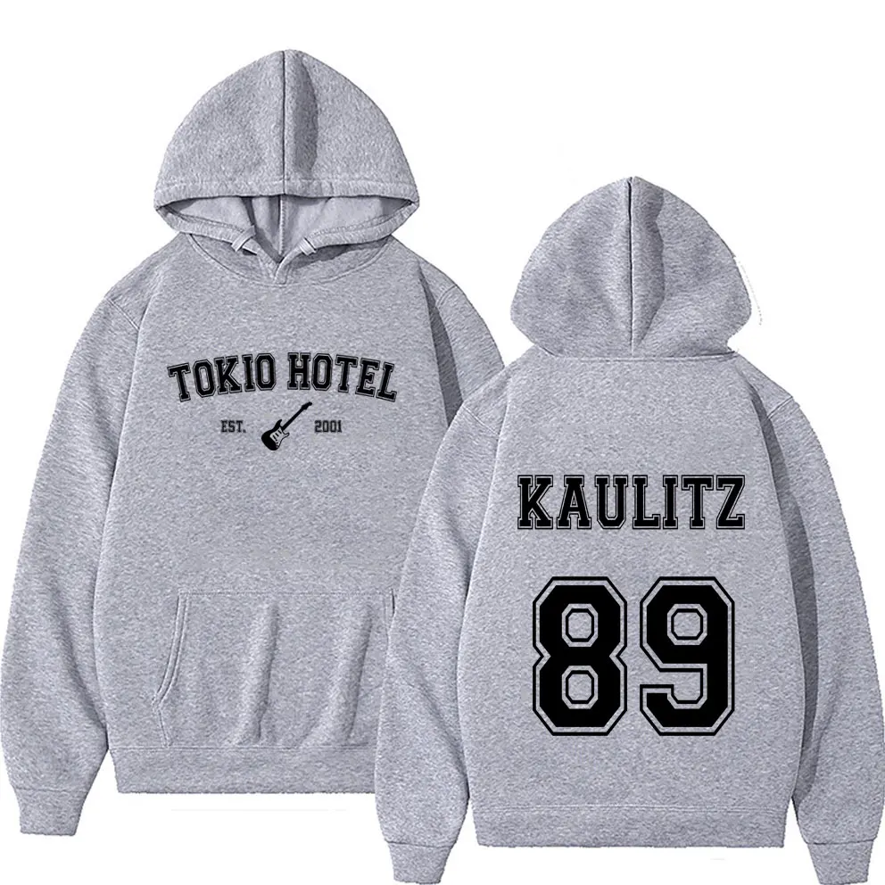 Rock Band Tokio Hotel Kaulitz Hoodie Moški Ženske Fashion Majica Hip Hop Prevelik Hoodies Y2k Punk Ulične Hooded Džemper